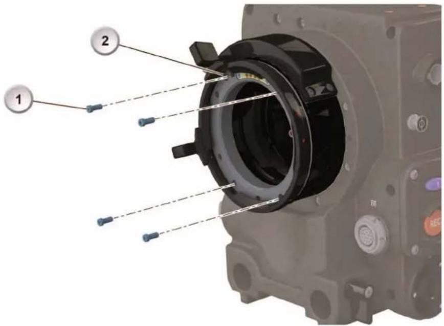 ARRI ALEXA SXT Plus - To shim the mount: - 2