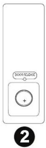 DOOR RELEASE + ②