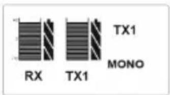 RX TX1 TX1 MONO