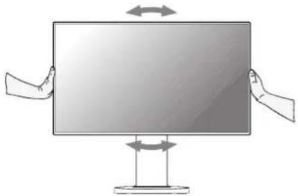 NEC MultiSync E221N-BK - Heben und Senken des Bildschirms - 2