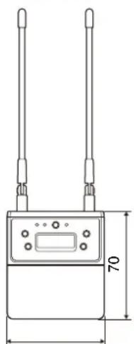 SONY UWP-D22 - Mobiler Diversity-Tuner (URX-P41D) - 2