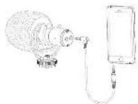 Movo VXR10 PRO - Attach the microphone to Smartphone - 1