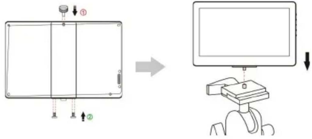 GeChic On-Lap 1102E - Section 5 Connect to Camera/ Mount on Tripod (Only for On-Lap 1102H) - 1