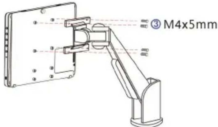 GeChic On-Lap 1102E - Section 7 Mount On-Lap 1102 to VESA 75 Monitor Arm or Wall Mount (With 1102 Multi Mount Kit) - 2