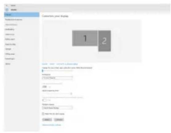 GeChic On-Lap 1102E - Chapter 4 Settings of Extended Display Section 1 Settings of Extended Display on Windows 10 - 2