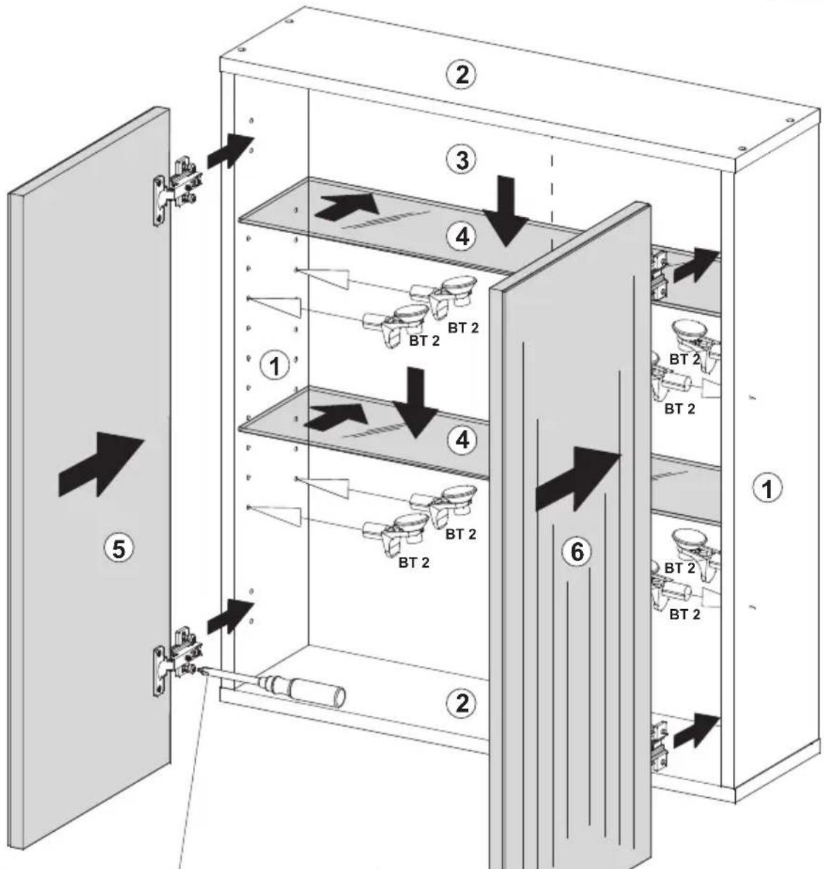 Livarno Lux IAN 274870 - Wall fixing: - 2