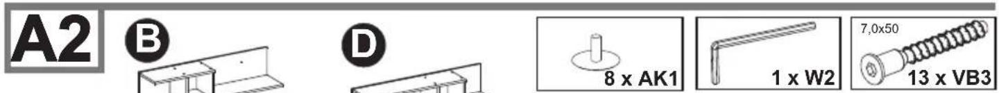 Livarno Lux IAN 275437 - Wall fixing: - 1