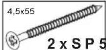 Livarno Lux IAN 275437 - Wall fixing: - 3