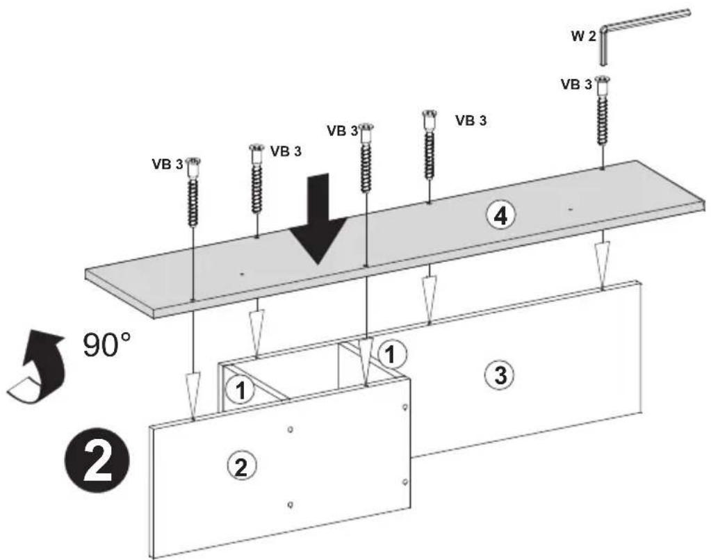 Livarno Lux IAN 275437 - Wall fixing: - 3