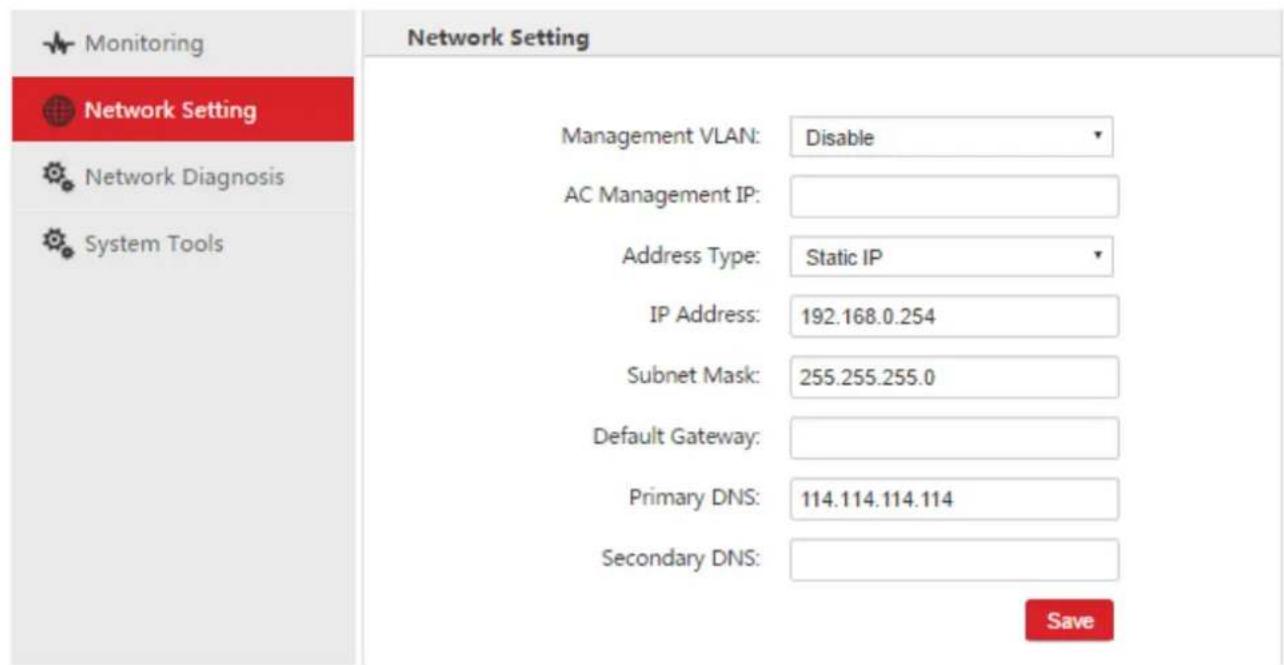 IP-COM AC3000-32 - Network Setting - 1
