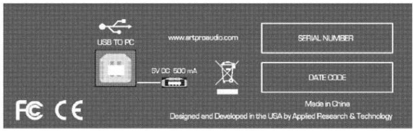 ART USBMix4 - INSTALLATION - 1