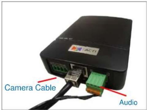 ACTi Q22-K1 - Step 4: Connect the Cables - 1
