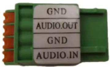 ACTi Q22-K1 - Connecting an Audio Out Device (Optional) - 1