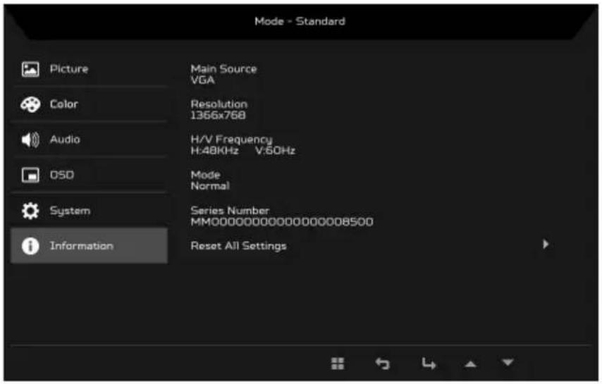 ACER V6 V206HQL - Product information - 1