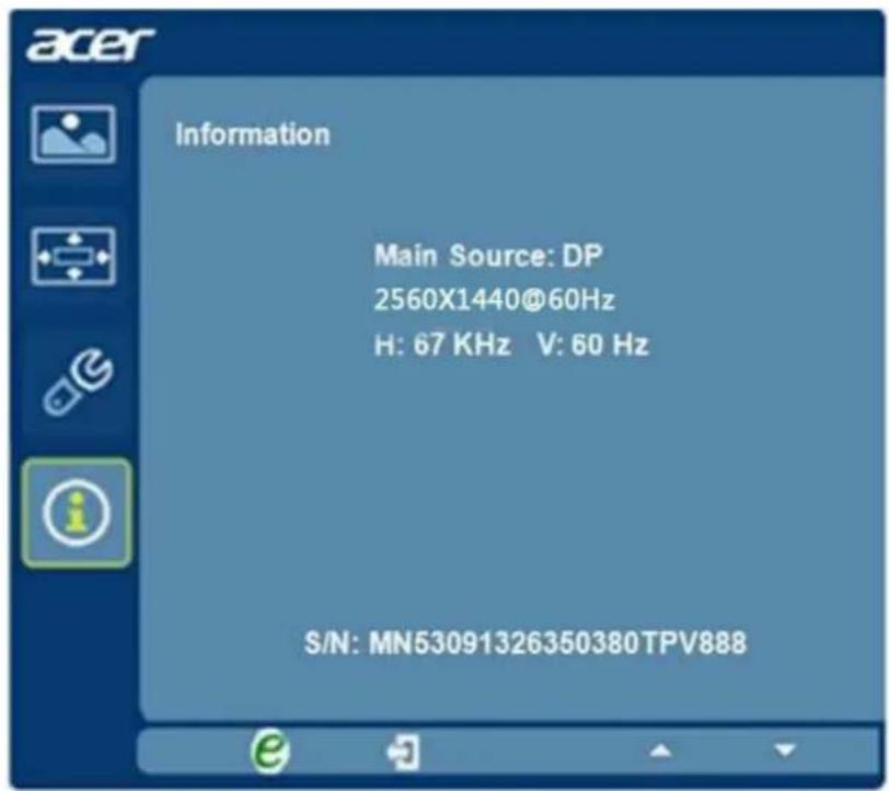 ACER BE270U - Product information - 1