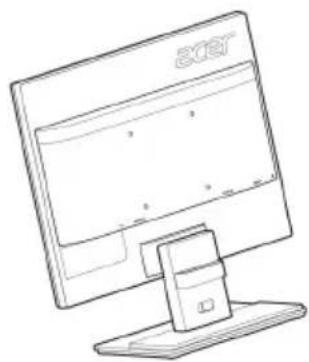 ACER V176L b - Attaching the Base - 3
