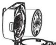 PRINCESS Multi AeroCooker 182090 - REMOVE/INSERT THE PRESSURE PLATE OR AEROFRYER GRATE - 5