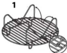 PRINCESS Multi AeroCooker 182090 - ANTES DEL PRIMER USO - 1