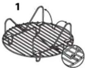 PRINCESS Multi AeroCooker 182090 - Installera ànghyllan - 1