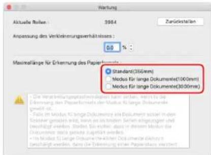Wertung Aktuelle Rollen: 3954 Zurückstellen Anpassung des Verkleinserungsverhältnisses : 0,0 % Maximallänge für Erkennung des Papierlungs- Standard(356mm) Modus für lange Dokumente(1000mm) Modus für lange Dokumente(3000mm) • Die Verarbeitungsgeschäftigkeit damit anderen, wenn die Erkennung des Papierlungs der Modus für lange Dokumente gewählt. • Fals im Modus für lange Dokumente aus Dokument social in dem Kosovo gewählt sind, kann es sich nicht aus einem Sachan eingezüglich und bewertigt werden. Steilen Sie nicht erweitend in einem Modus der Dokumente sowie keine zugeführt werden. • In Modus für lange Dokumente verkladten Dokumente durchsichts bewertigt werden, dass die Erkennung einer Papierlungs ausstellt.