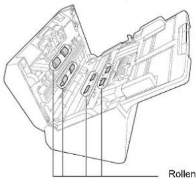 CANON ImageFORMULA R40 - Reinigen Sie die Rollen. - 1