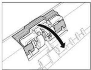 CANON ImageFORMULA R40 - Öffnen Sie die Rollenabdeckung. - 1