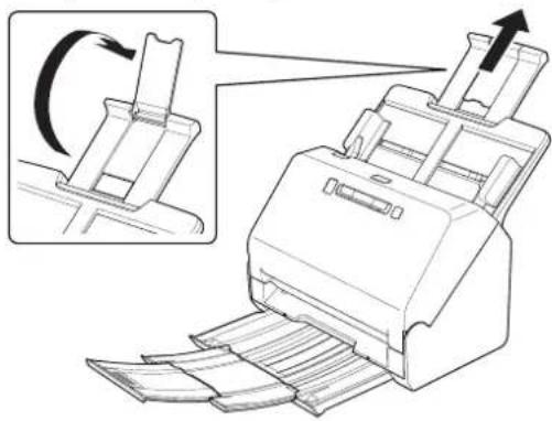 CANON ImageFORMULA R40 - Ziehen Sie die Einzugsauflage heraus. - 1