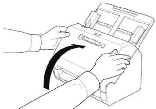 CANON ImageFORMULA R40 - Öffnen und Schließen der vorderen Abdeckung - 3