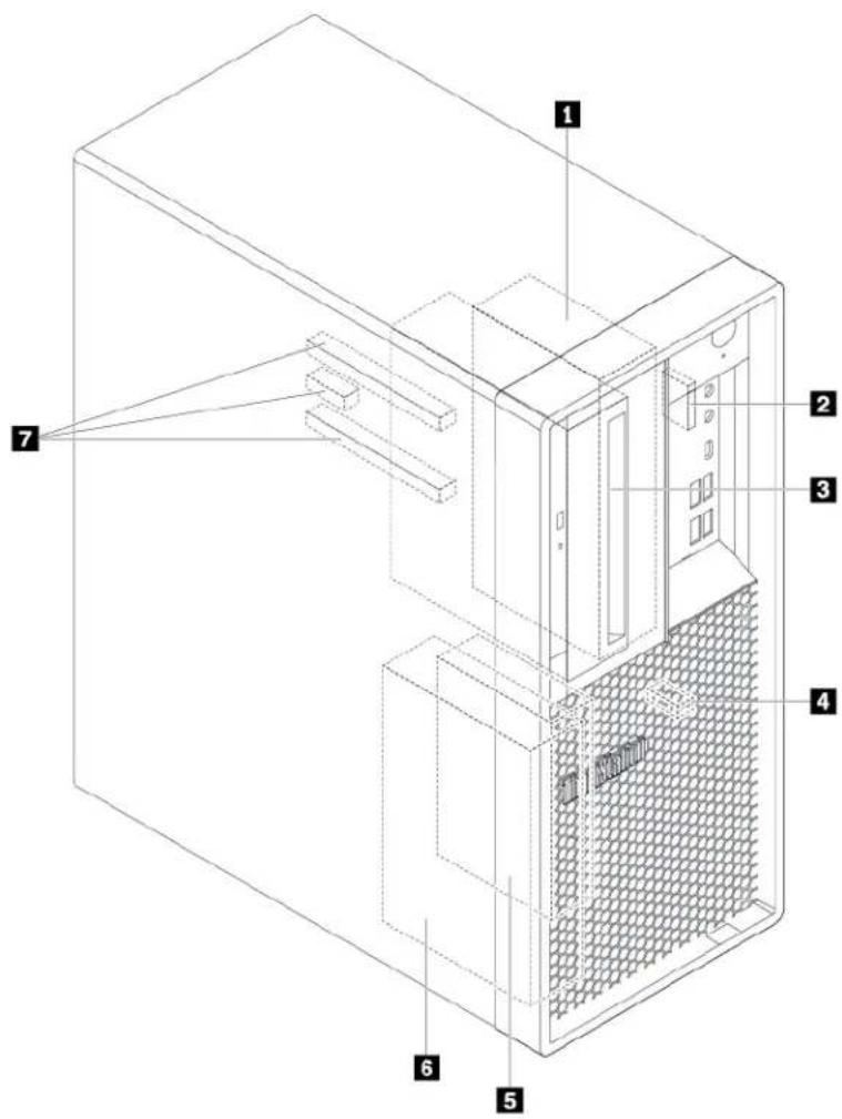 LENOVO ThinkStation P330 Gen 2 - Internal storage drives - 1
