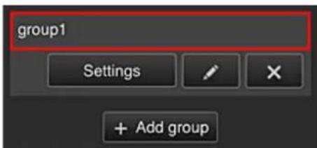 CANON PIXMA G3200 - Group management screen - 2