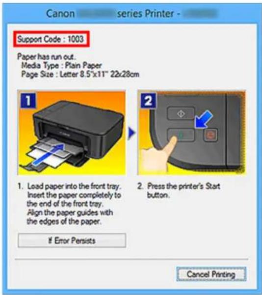 CANON PIXMA G3200 - - Troubleshooting Errors - 1