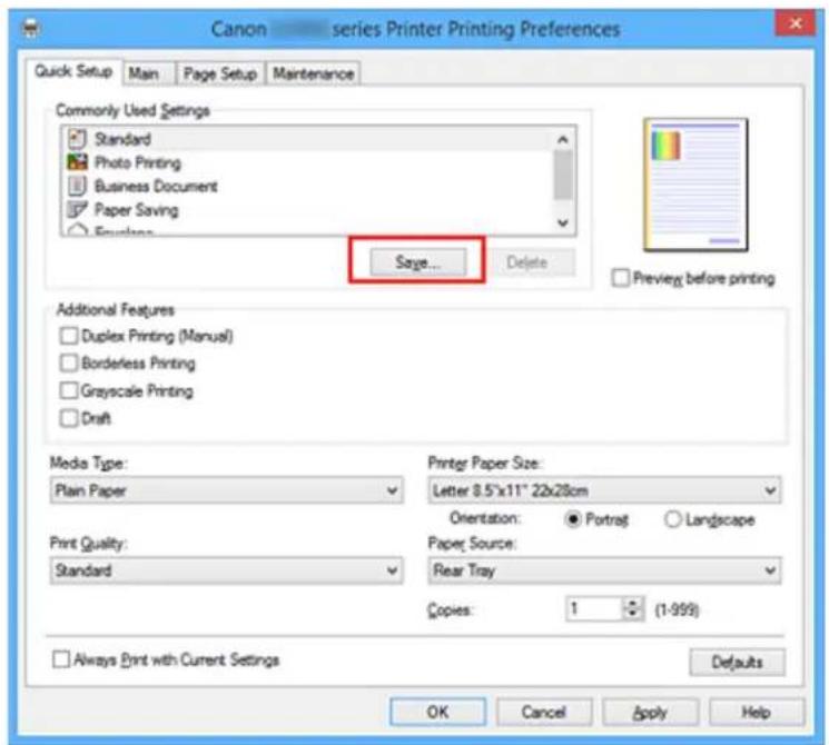 CANON PIXMA G3200 - Registering a Printing Profile - 1