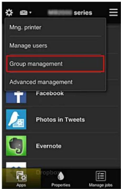 CANON PIXMA G3200 - From select Group management - 1