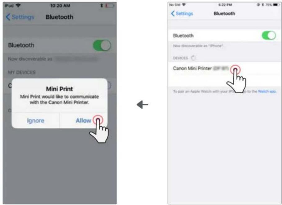 CANON IVY Mini - iOS Pairing - 5