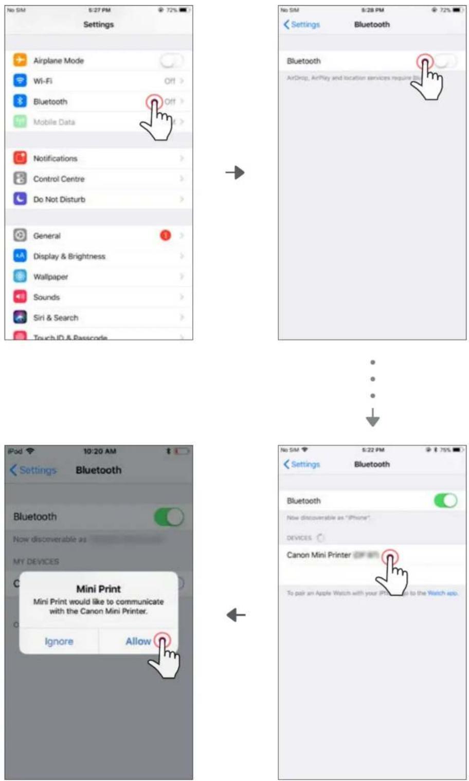 CANON IVY Mini - iOS Pairing - 1