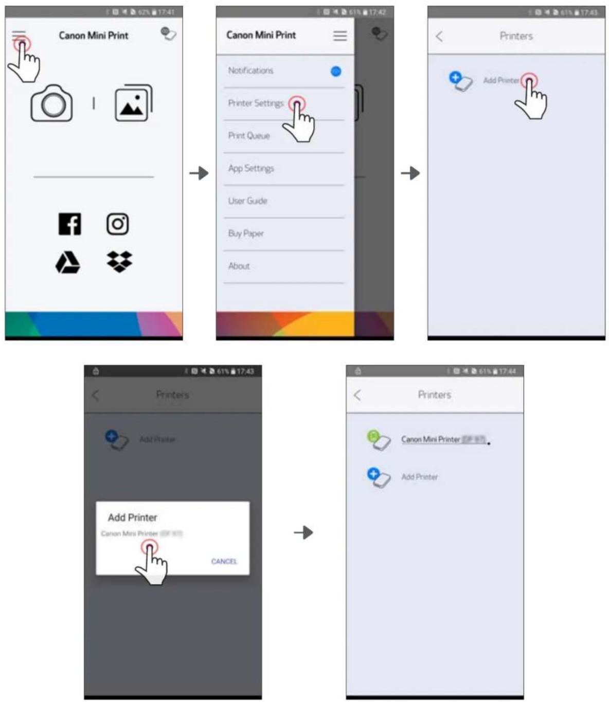 CANON IVY Mini - Android Pairing - 3