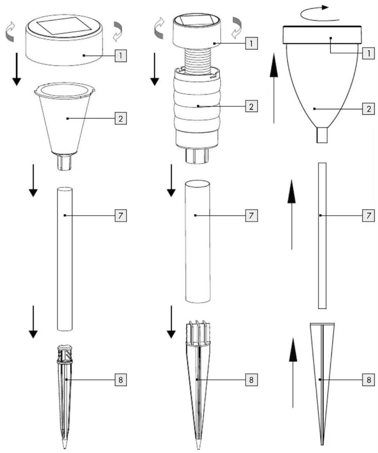 graph TD A["Raw Material"] --> B["Step 1: Inner Ring"] B --> C["Step 2: Finer"] C --> D["Step 3: Column"] D --> E["Step 4: Column"] E --> F["Step 5: Column"] F --> G["Step 6: Column"] G --> H["Step 7: Column"] H --> I["Step 8: Column"] I --> J["Final Product"]