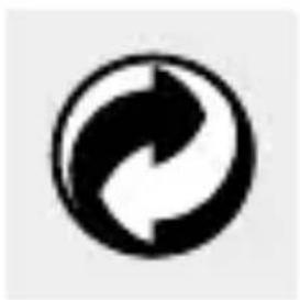 Abstract black and white circular arrow symbol (no text or numbers)