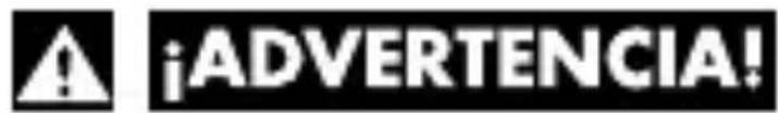 iADVERTENCIA!