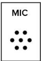 MACKIE Big Knob Studio Plus - Internes Talkback-Mikrofon (Oberseite) - 1