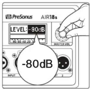 PRESONUS AIR15S - Pegel-Einstellung: AIR15s und AIR18s - 1