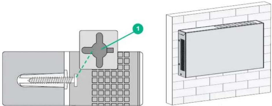 HP 1420-24G - Wall mounting - 4