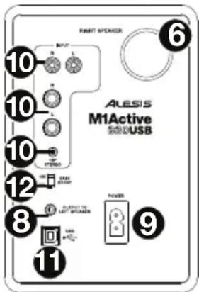 ALESIS M1 Active 330 USB - Vorderseite - 3
