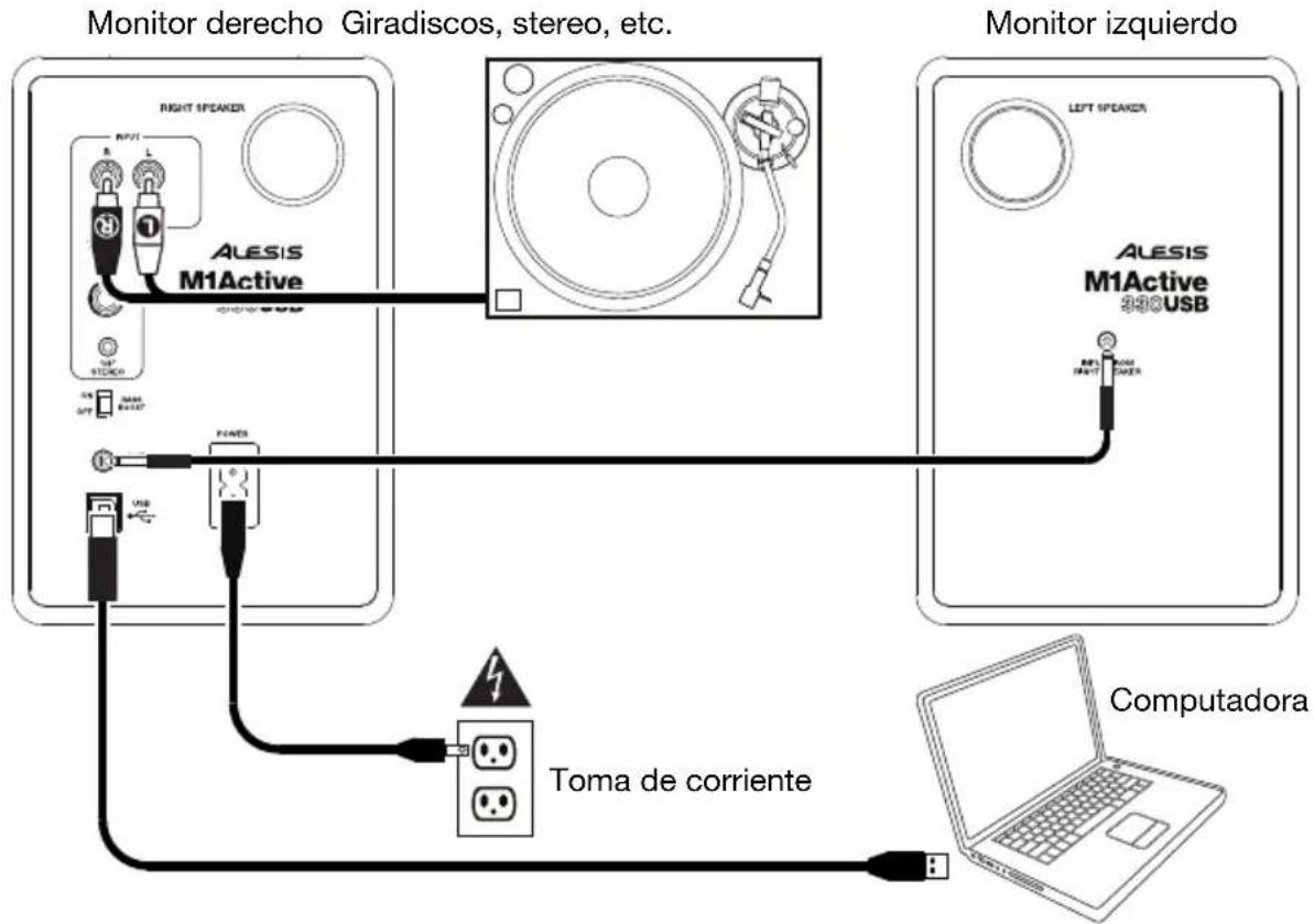 ALESIS M1 Active 330 USB - Instalación - 1