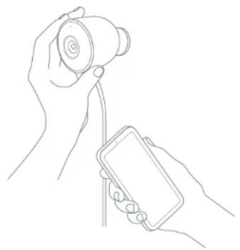 NEST Cam Outdoor - Attach the camera - 1