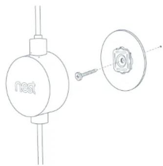 NEST Cam Outdoor - Mount the power adapter - 1