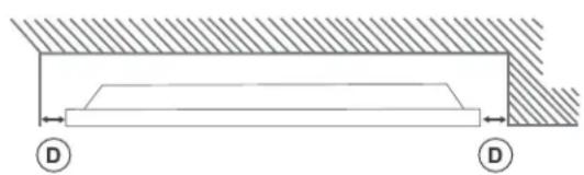 Christie Access UHD651-L - Installing a display panel on an indented wall - 2