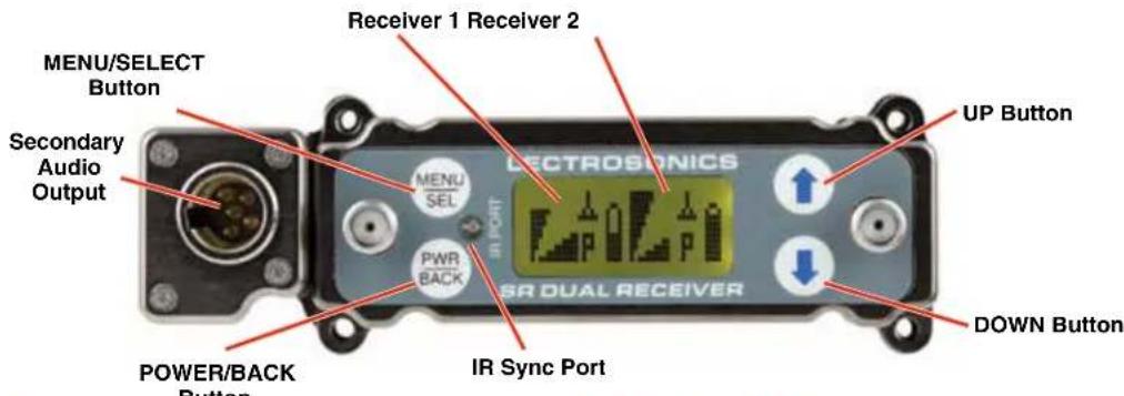 Lectrosonics SRc - Front Panel Controls and Functions - 1