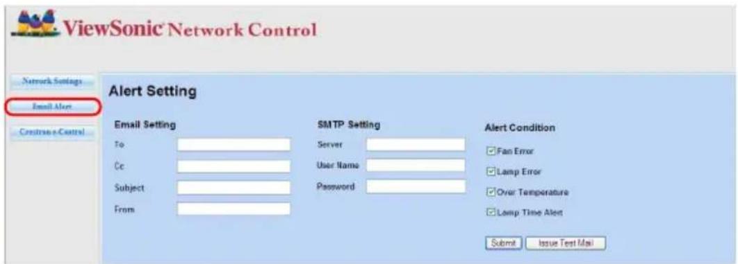 VIEWSONIC PX700HD - Steuern des Projektors aus der Ferne über einen Webbrowser - 5
