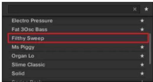 Electro Pressure Fat 3Osc Bass Filthy Sweep Ms Piggy Organ Lo Slime Classic Solid
